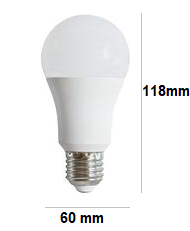 Sfera 6W E27 Luce Fredda CRT - Ecoman Italia