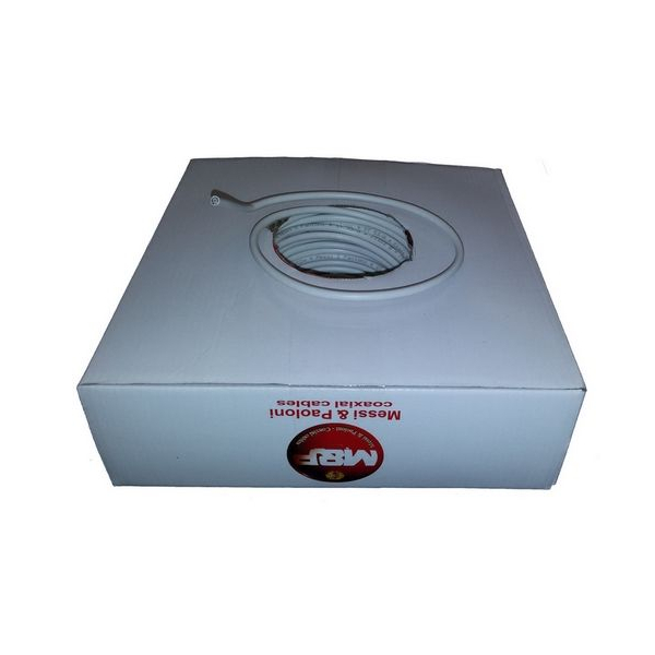 100 METRI CAVO TV ANTENNA ALTISSIMA QUALITÀ MESSI E PAOLONI ST53/A