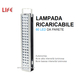 LAMPADA RICARICABILE 60 LED DA PARETE