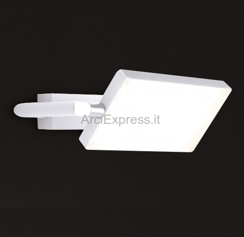 Applique Oro Alluminio Lampada Libro Orientabile Led 17 watt Luce Calda –  acquista su Giordano Shop